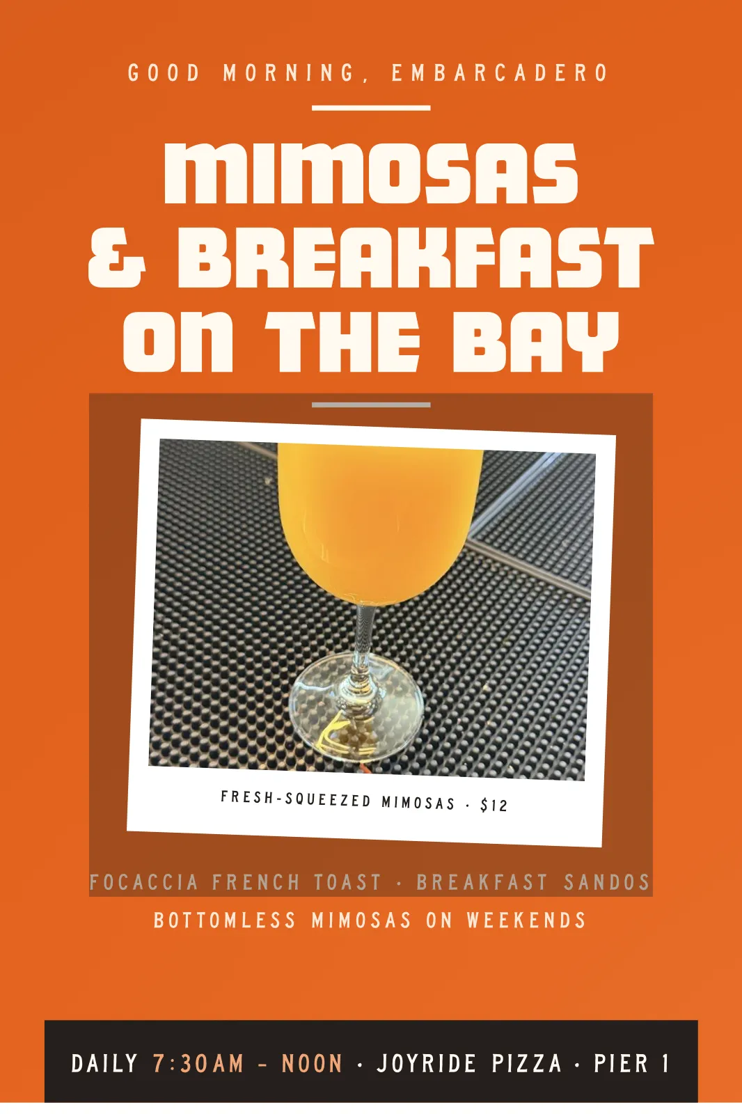 A-frame face 03 — Mimosas on the Bay
