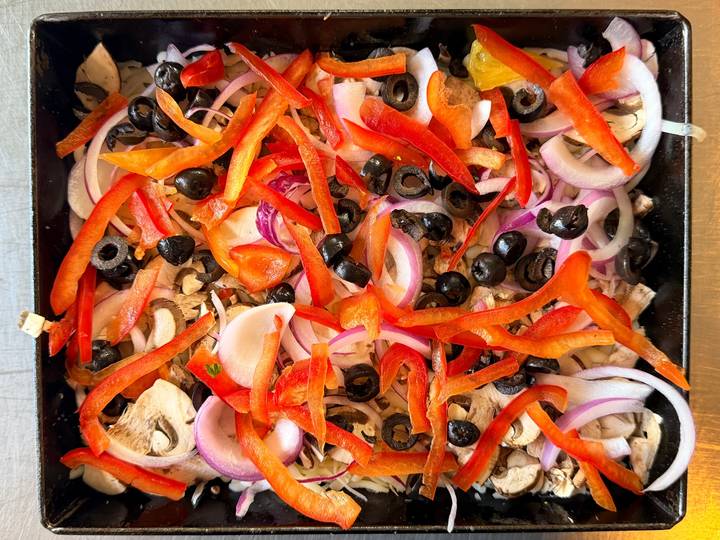#9 Veggie Galore — pre-bake