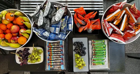 Snack & Fruit Display
