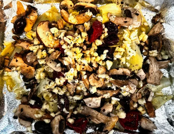 Sautéed Mushrooms & Artichokes