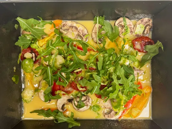 Frittata Plate: Veggie
